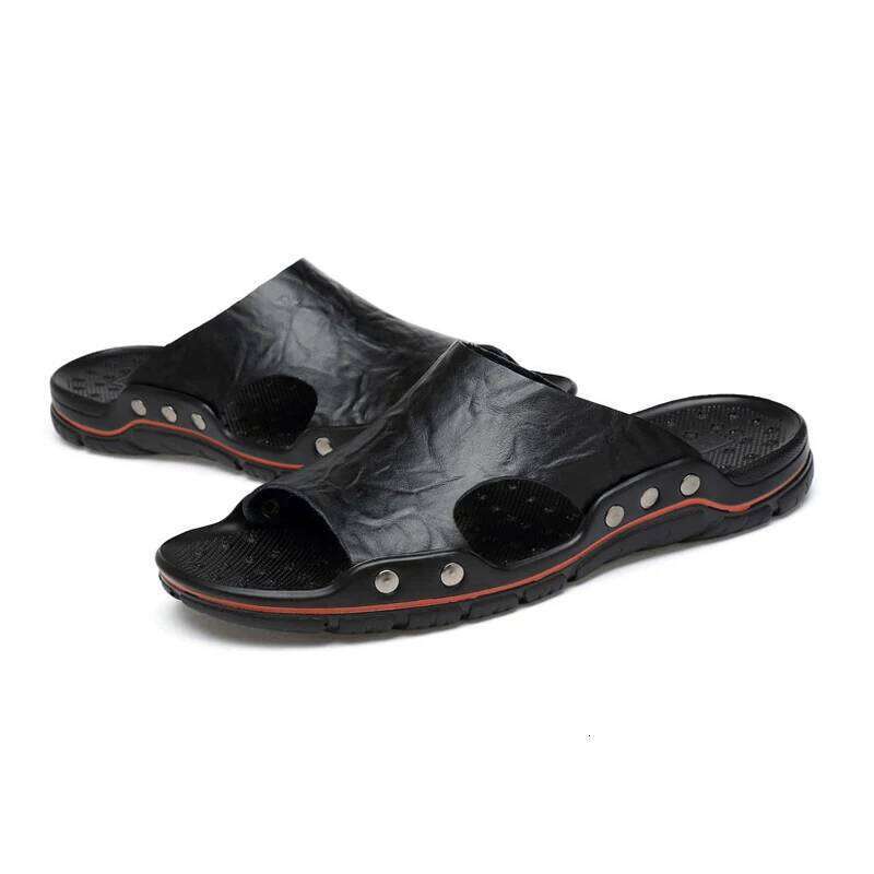 MAEDEF Summer Fashion Men's Slides Anti-Slip Men Slippers Indoor Home Slipper Casual Shoes Flip-flops Beach Mens Sandals