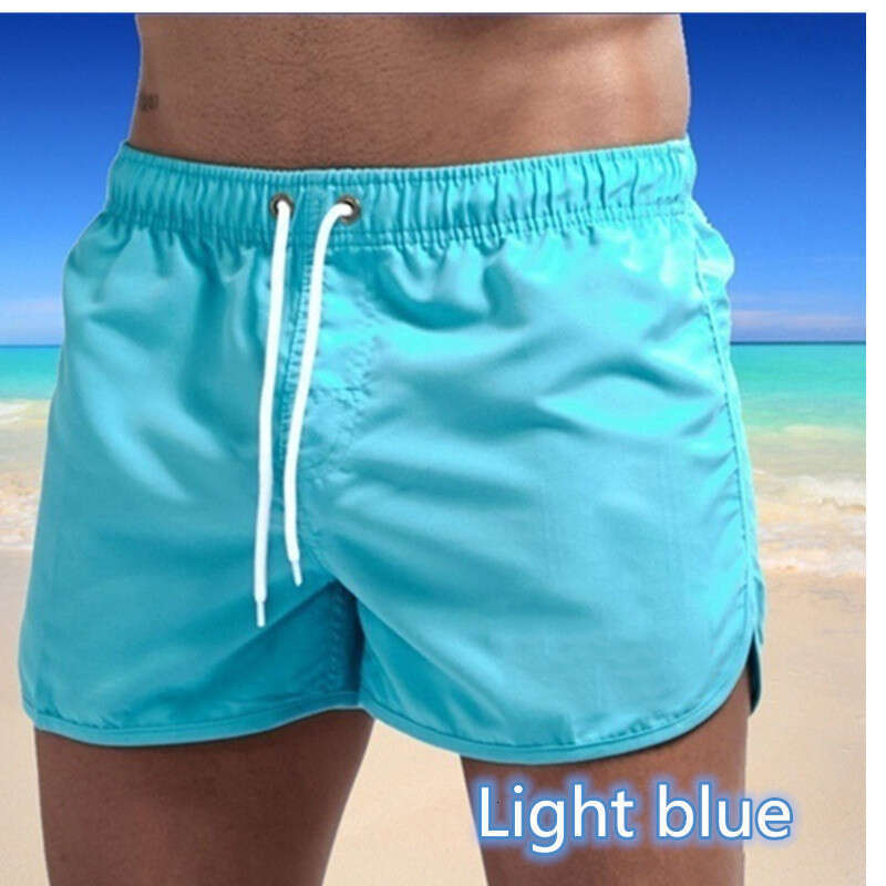 New Mesh Breathable Fitness Men's Fashion Sports Running Quick-Dry Pants Summer Thin Training Beach Shorts