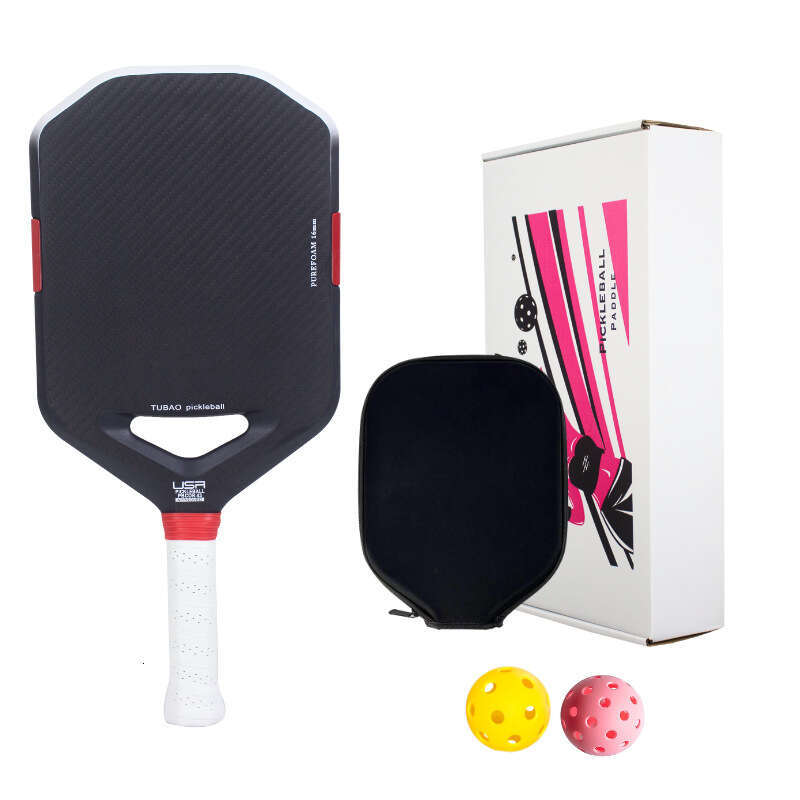 Tesla Racket, Heat-Pressed, Seamless Design With Booster, 3K Carbon Fiber, Popular Sports Pickleball Racket