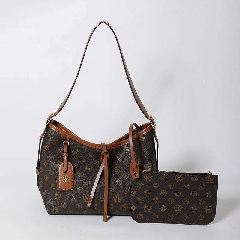 Inspired Retro Crossbody Bag Vintage Square Satchel Textured Leather Large Capacity Shopper With Logo Z260224