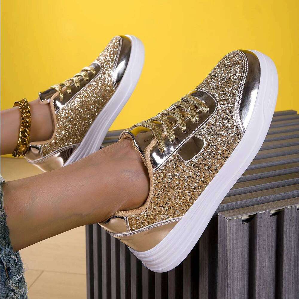 Ladies' Sports and Leisure Black Flat Student Walking Versatile Fashionable Non Slip Girls' Lightweight Tennis Shoes 26W0224