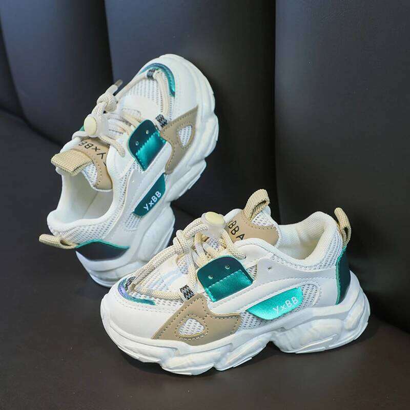 TJR Size 21-36 Baby Toddler For Boys Girls Breathable Mesh Little Kids Casual Sneakers Non-slip Children Sport Shoes Tenis 26W0224