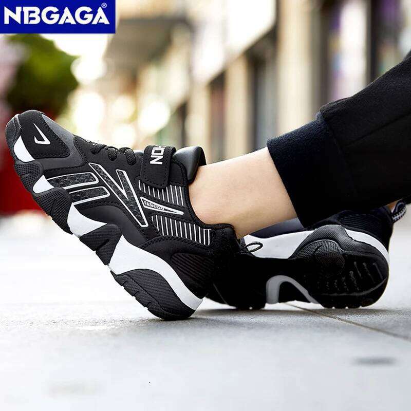 Children Boys Shoes School Sports Fashion Leather For Kids Tennis Casual Sneakers Children's Boy Running 7-12 Years Walking Shoe 26W0224