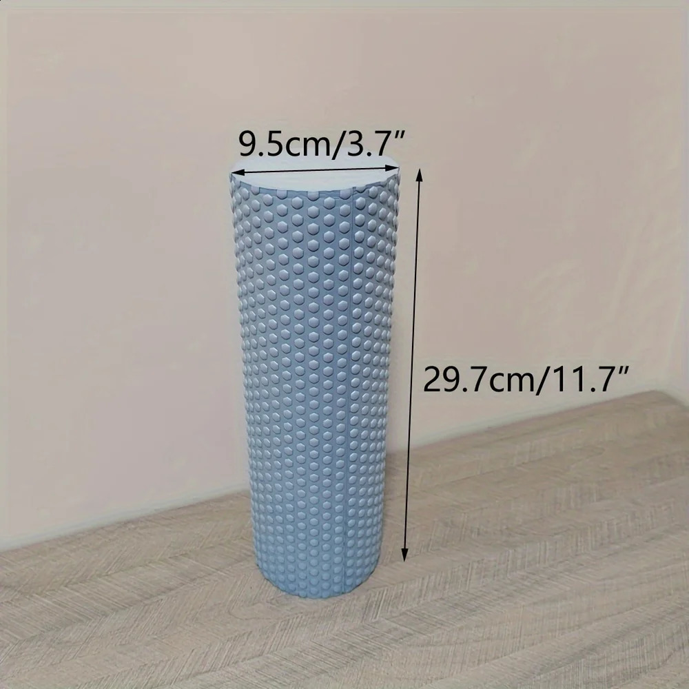 Yoga Roller Round EVA Foam Cylinder Hexagonal for Pilates Exercise Enhanced Home Workouts Diameter 95cm Length 297cm 260206