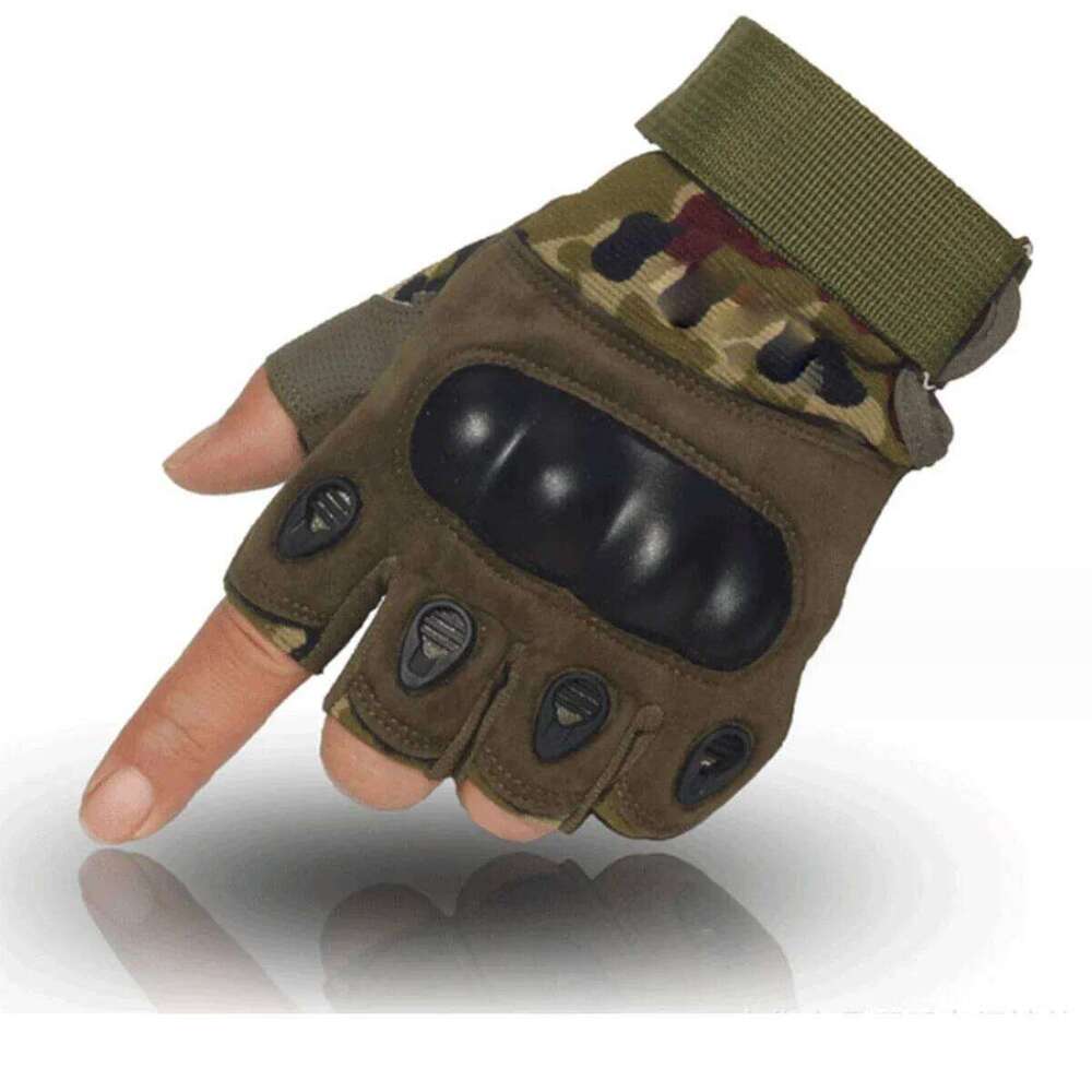 1 pair Half-finger Outdoor military Sports shooting Hunting air gun Motorcycle bicycle gloves 26H0224