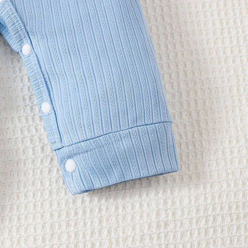 Newborn Cute Little Dear Short sleeved Jumpsuit 0-18 Months old Baby boy Summer Small Gentleman's clothing 26Y0224