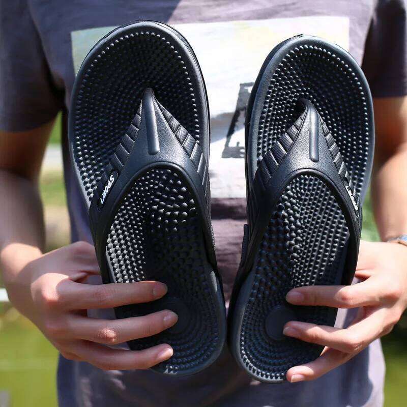MAEDEF New Breathable Flip Flops Men Outdoor Slippers Comfortable Beach Sandals Men's High Quality Anti-slip Casual Shoes
