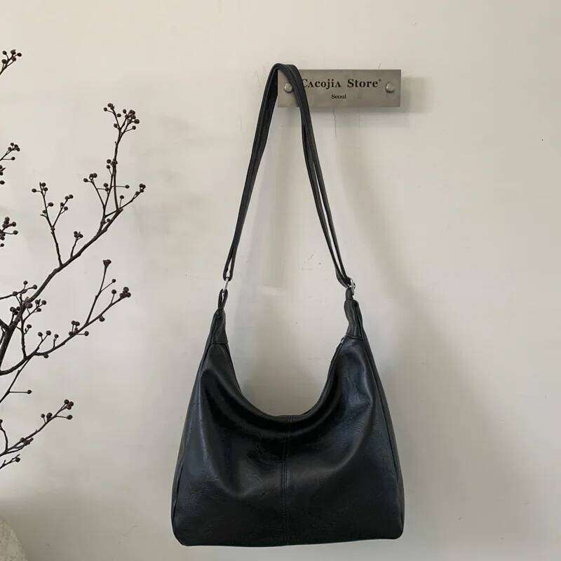 Versatile Commuter Large Capacity Crossbody 2025 New Fashionable PU Leather Premium Texture Single Shoulder Tote Bag Z260224