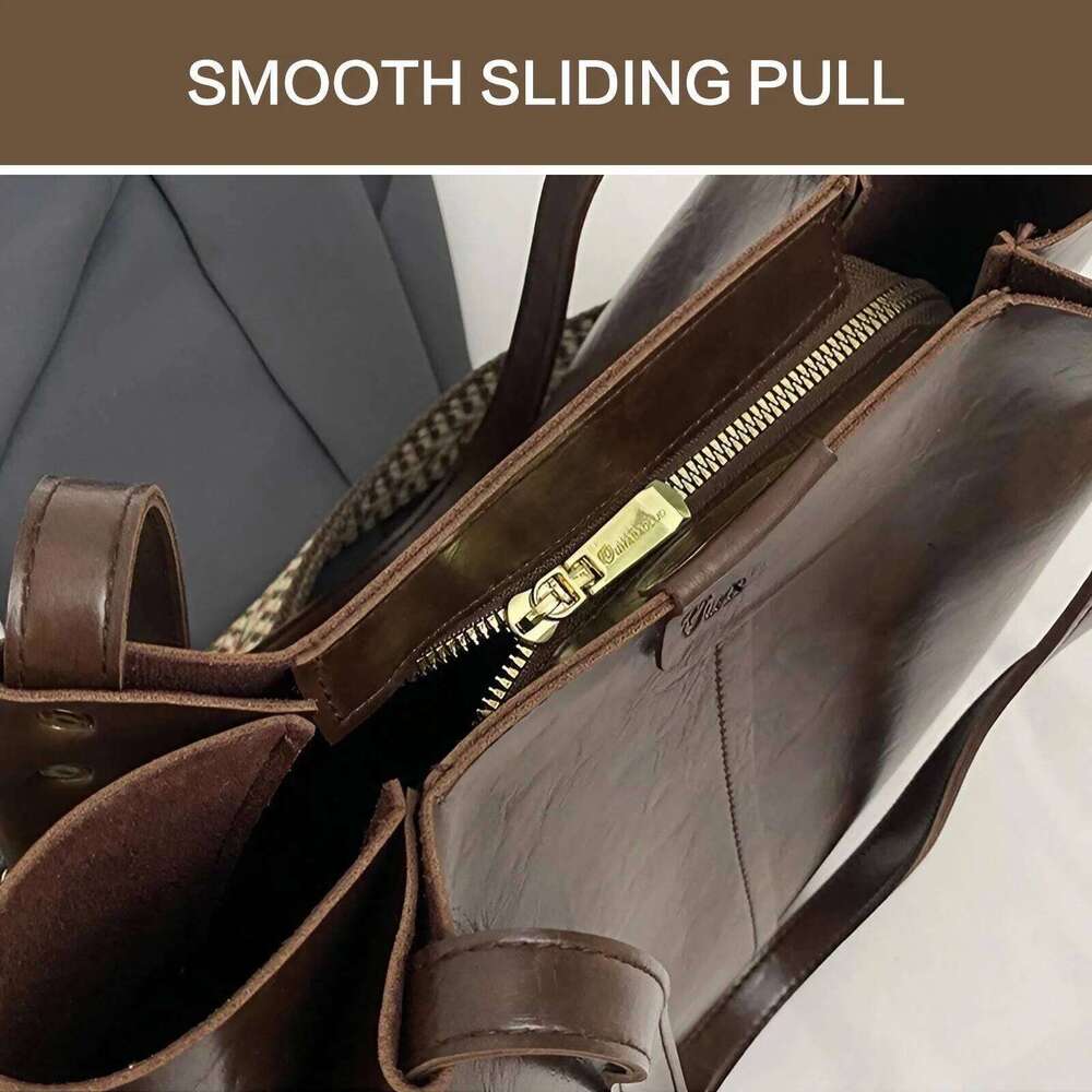 Large Capacity PU Leather Shoulder Bag Multi Compartments Lightweight Waterproof Wear Resistant For Wallet Phone Cosmetics Z260224