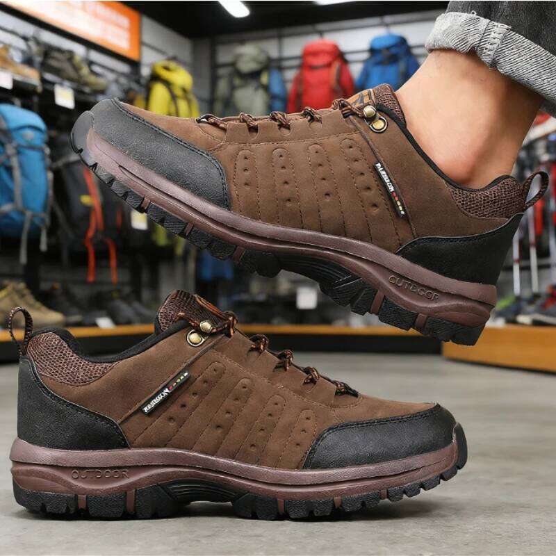 Men Casual Hiking Classic Waterproof High Quality Women Climbing Shoes Outdoor Sneakers Trekking Sports Footwear