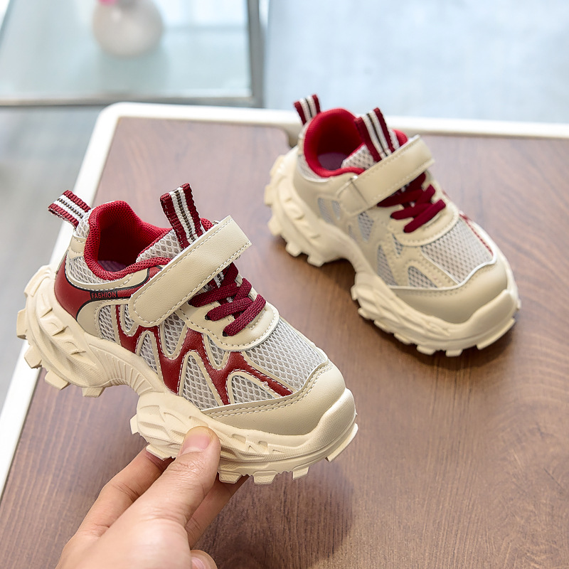 Free shipping Athletic Outdoor Sports Black White Kids Sneakers Baby Shoes Spring Autumn Winter Children Sports Shoes Toddlers Boys Girls Size 22-30