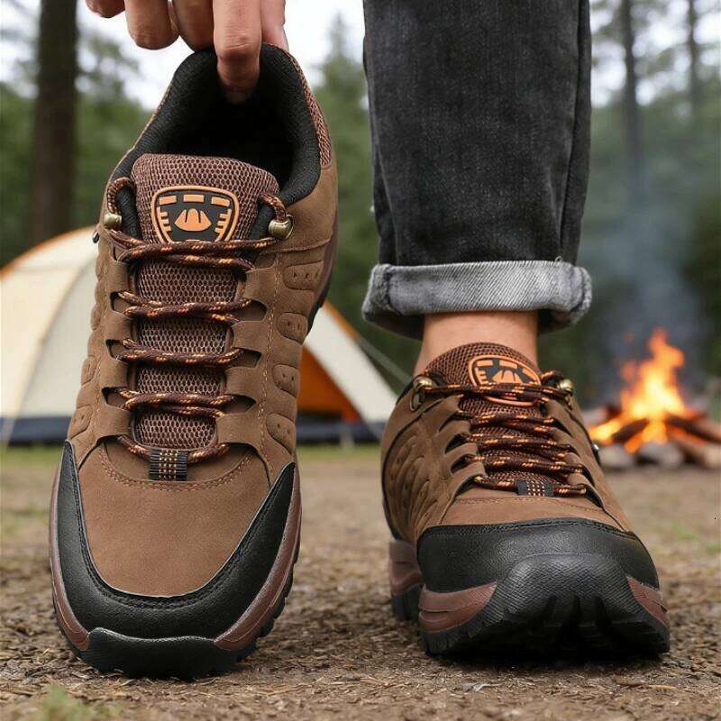 for Men Waterproof Outdoor Low-top Hiking Boots Non-slip Trekking Shoes Walking Male Sneakers New Zapatillas Hombre