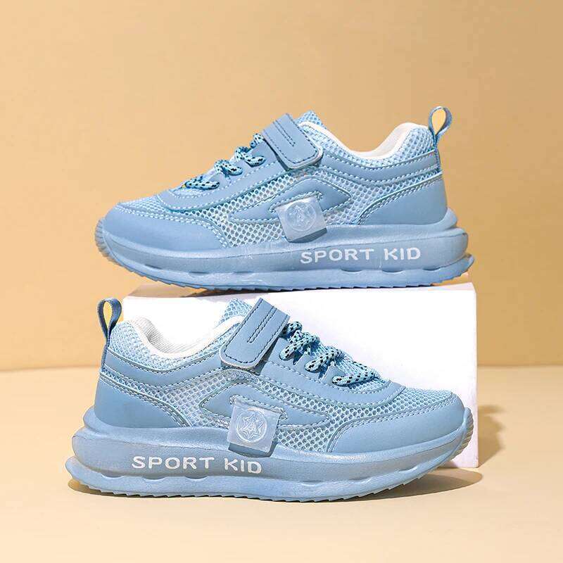 New Kids Sneakers Summer Breathable Light Student Training Fashion Child Walking Casual Boys Girls Running Shoes 26W0224