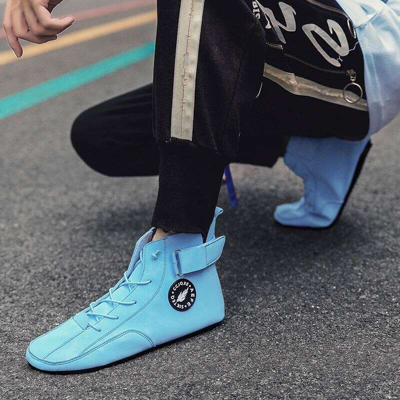 Men's Non Slip Walking Flats Comfortable Thin Bottom Lace Up Casual for Work Office Driving Shoes Men Footwear