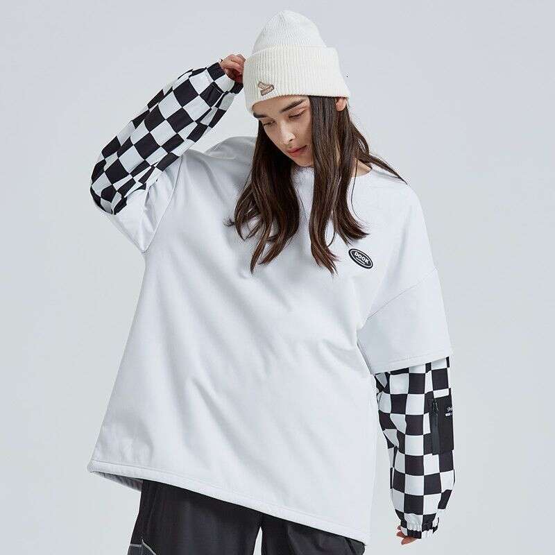 2026 New Men's Women's Couple's Outdoor Snowboard And Jacket, Windproof, Waterproof, Warm Ski Hoodie With Patchwork Design WKERSIY