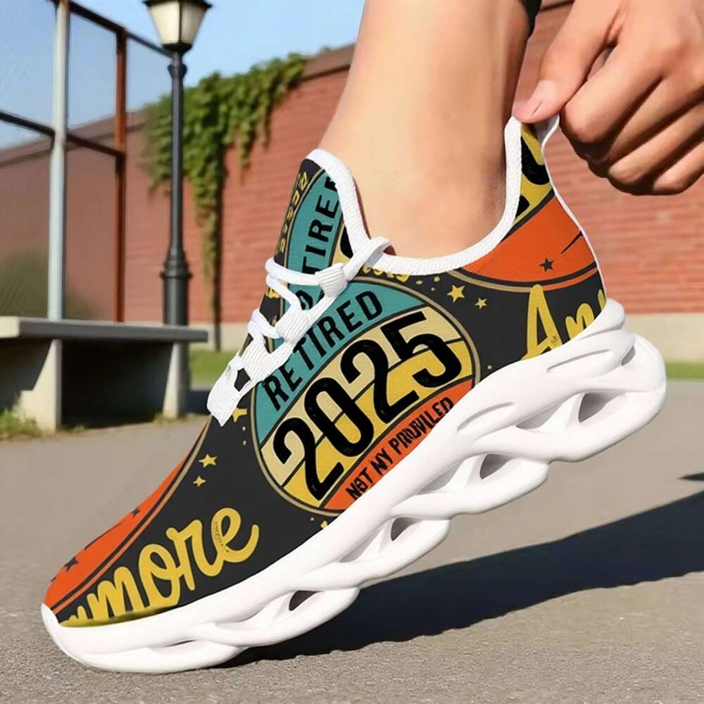 Fashionable Men's Lightweight Breathable Flats Mesh Running Shoes Fitness Training Non Slip Women Athletic Gym Sneakers