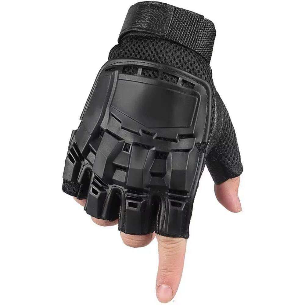 Outdoor Tactical Hard-Shell Breathable Full/Half Finger Motorcycling Cycling Gloves 26H0224