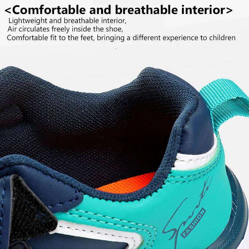 Four Seasons Children Sneakers Lightweight Non-slip Sport Shoes Outdoor Comfortable 5-16Years Old Kids Boys Walking Running Shoe 26W0224