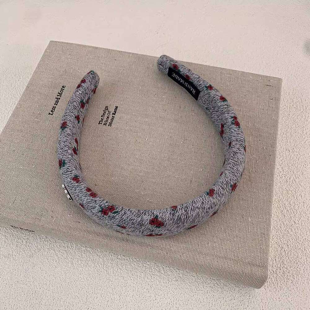 New Korean floral rhinestone headband for women, high crown headband, face-washing clip, daily wear hair accessory