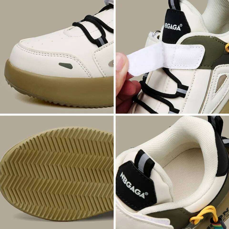 Kids' Sports Breathable Comfortable Skateboarding Shoes with Non-Slip Sole for Active Play Children's Casual Sneakers 26W0224
