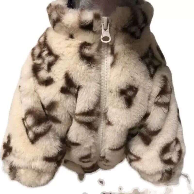 Famous brand Dog Winter Warm Clothes Schnauzer French Bulldog Teddy Bichon Trendy Small Medium Dogs Smoked Fur Coat pupakaIK