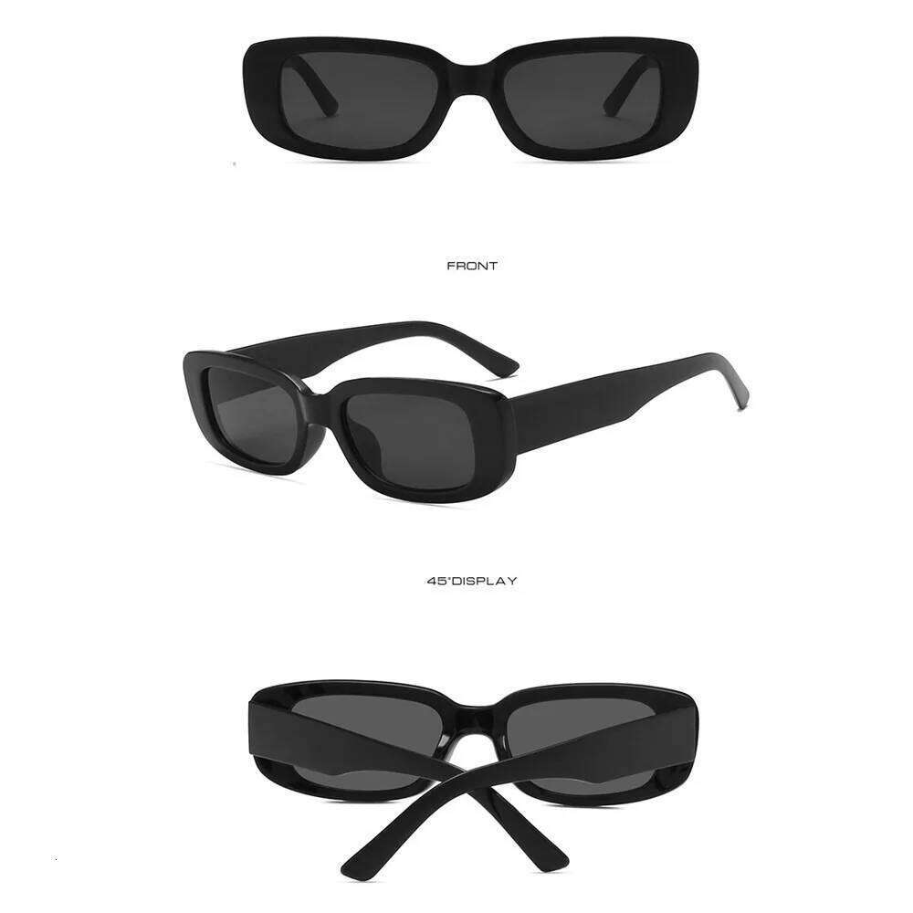 Korean Rectangle Sunglasses Fashion Fun Cute Ladies Eyewear Jenny Style Sun Glass 26W0224