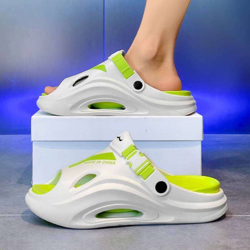 New Breathable Soft Men's Sandals Non Slip Thickened Solesoutdoor Use Beach Summer Odor Prevention Slide Show Slippers