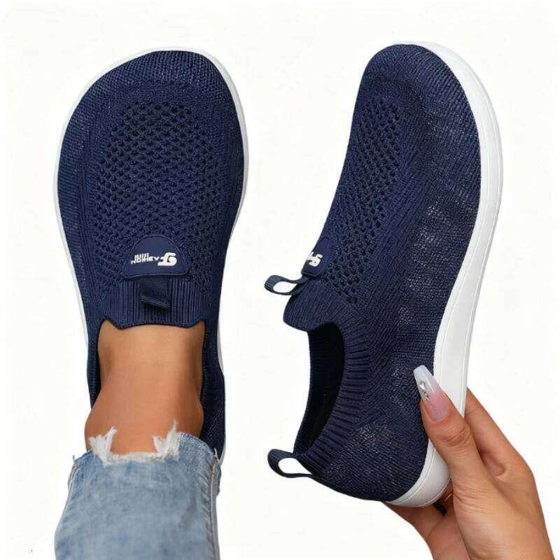 Wide Toe Flat for Women Lightweight Comfortable Fashion Walking Shoes New Minimalist Mesh Causal Sneakers Zapatos De Mujer
