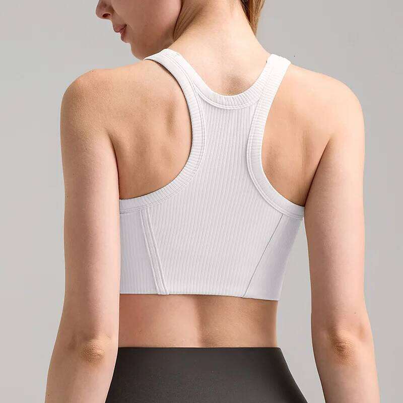 Breathable Fitness Women Seamless Yoga High Strength Shock-Absorbing Sports Bra Gym Workout Top 26Y0224