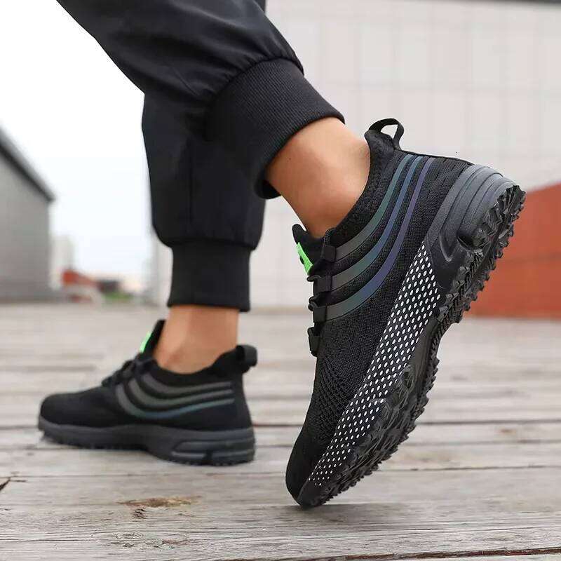 Men's Hiking Mesh High-quality Fast Drying Lightweight Flat Shoes Outdoors Running Sports Gym Training Lace Up Sneakers