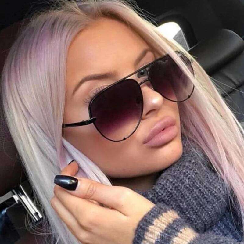 Vintage Aviation Sunglasses Woman Brand Designer Shades Sun Glasses Female Retro Gradient Mirror Fashion Driver Oculos De Sol 26W0224