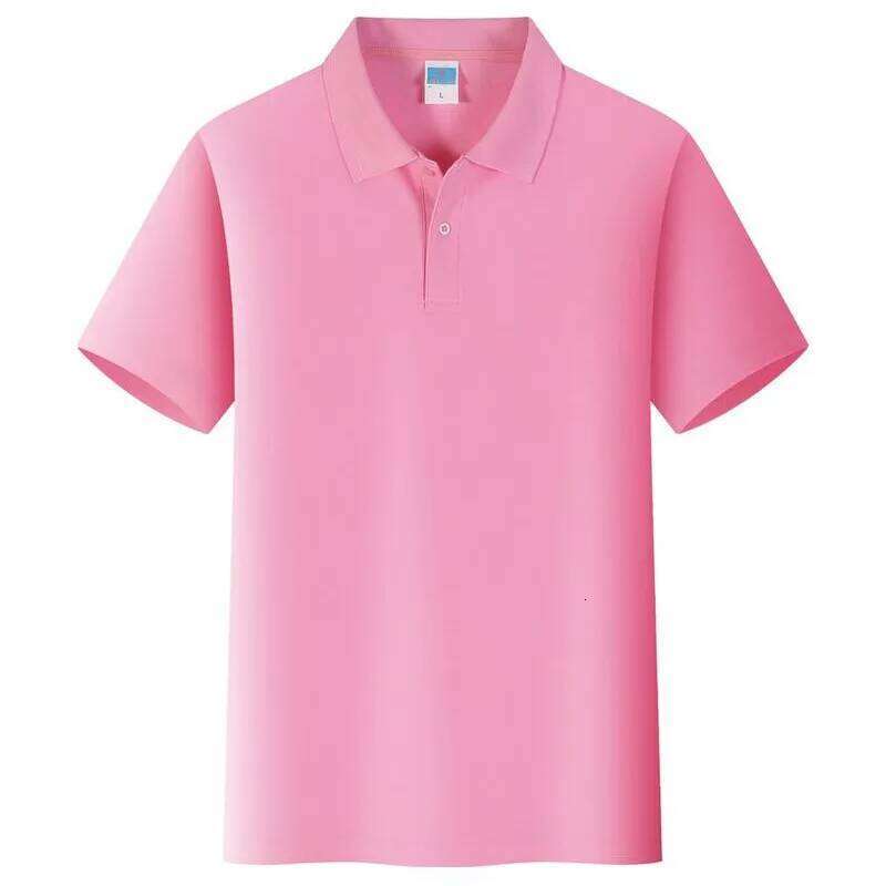 Sports Streetwear Fashion Colorful Solid Color Lapel Polo Shirt For Men Women Casual 2024 Summer Short Sleeves Top Tees Tshirt 26W0224