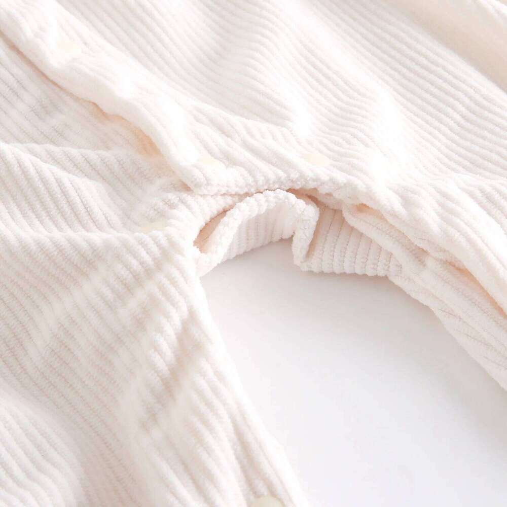 Winter Baby Girls Rompers Long Sleeve Cute Lace Thickened Warm Toddlers Clothing 26H0224