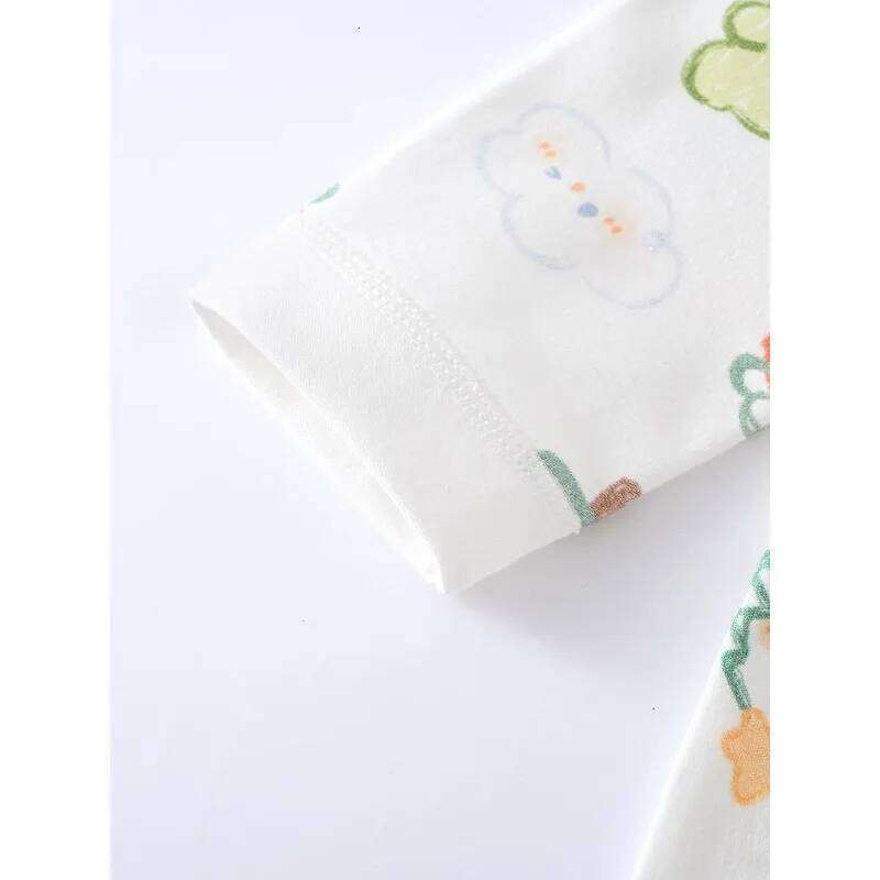 2026 Spring Cute Baby Boy Girl Romper Pure Cotton Long Sleeve Cherry Pattern Jumpsuit 9 to 12Months 26H0224