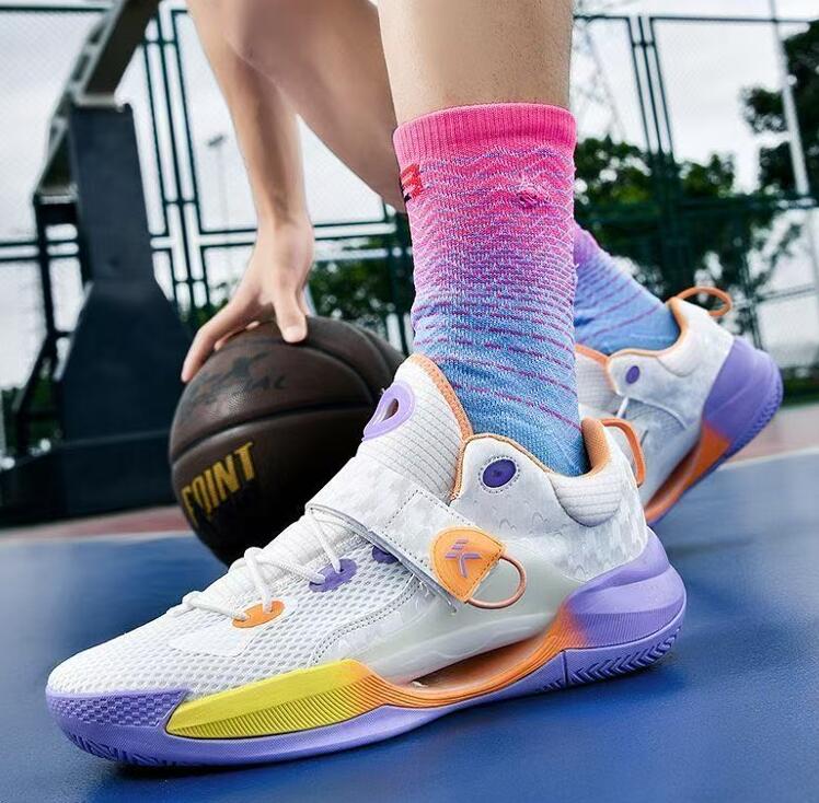 Shuihua 6th generation basketball neaker are anti slip breathable shock-absorbing suitable for teenagers and students in practical sports Z 1.8-8