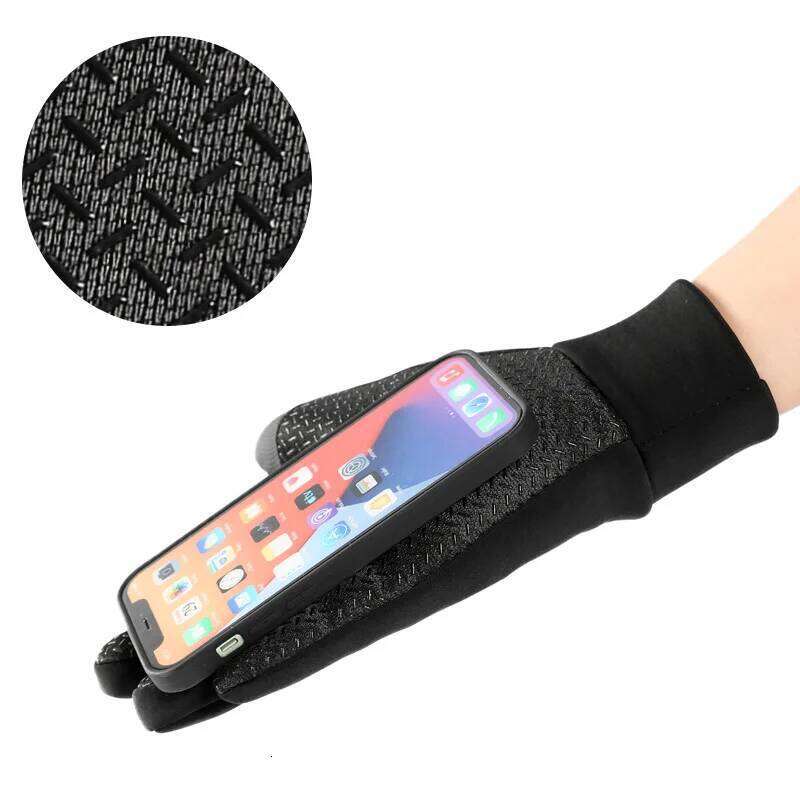 Waterproof Anti Slip Touch Screen Men Women Thickened Skin Friendly and Windproof Gloves for Outdoor Cycling 26H0224