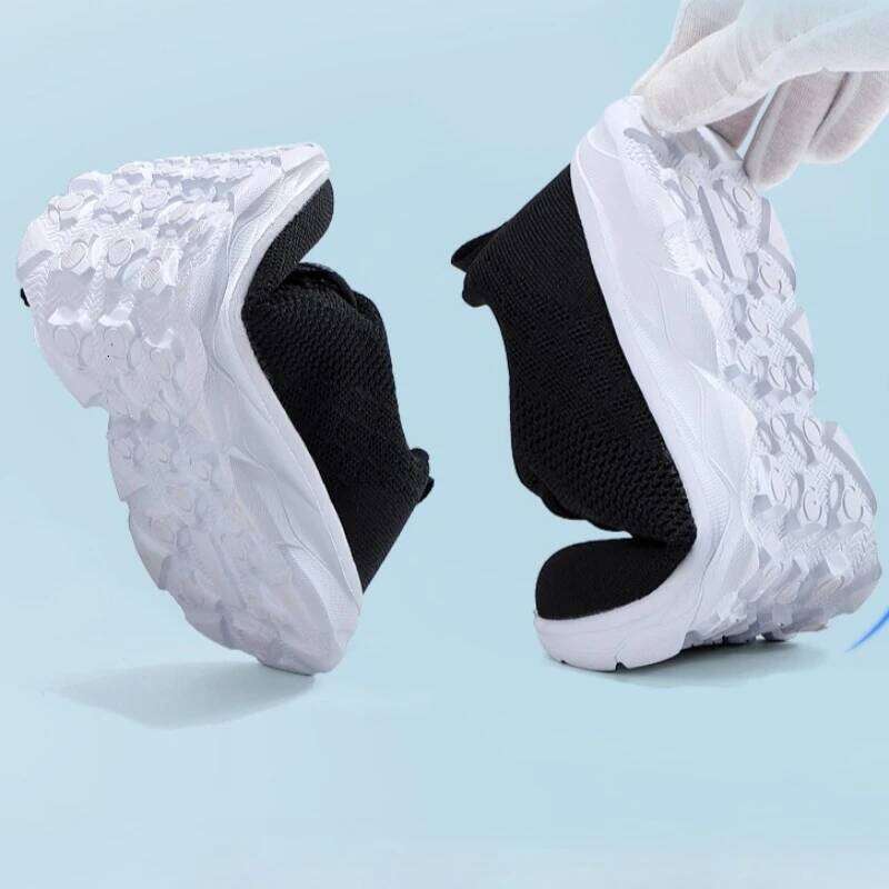 VEAMORS Sports Outdoor Trainers for Women Light Breathable Ladies Running Knitted Casual Sneakers Soft Shoes 26W0224