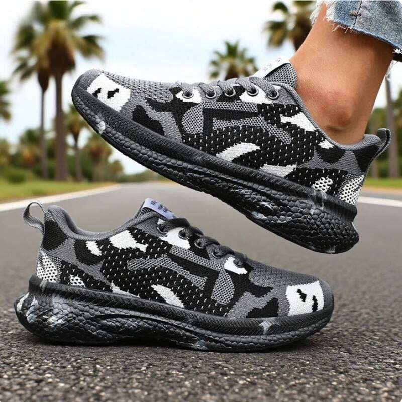 Mesh Camouflage Women's Anti Slip Wear-resistant Casual Outdoor Hiking Breathable Camping Shoes Sneakers Women