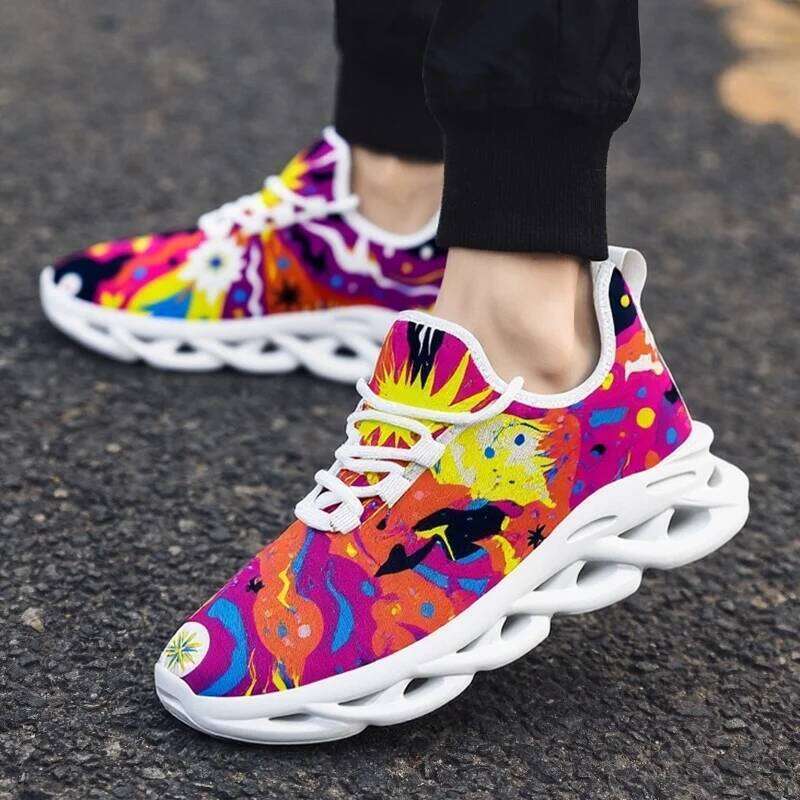 MAEDEF Gym Men Athletic Sneakers Non Slip Training Lightweight Breathable Sports Shoes For Comfortable Walking