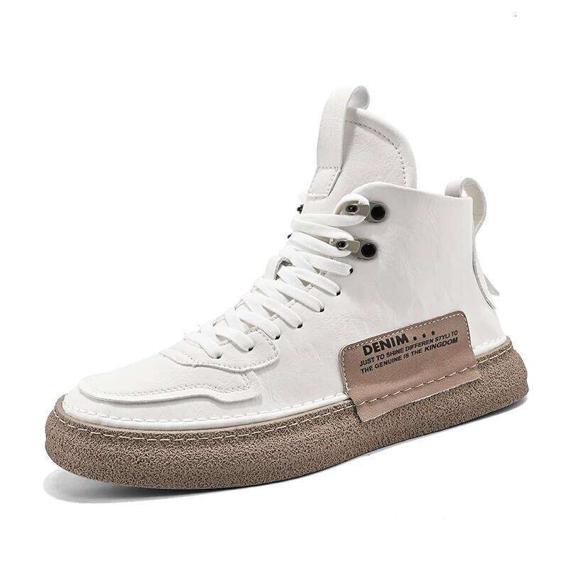 2023 New Leather Men's Boots Fashion Outdoor Work Comfy Non-Slip Sneakers For Men High Quality Casual Designer Shoes SPLELED