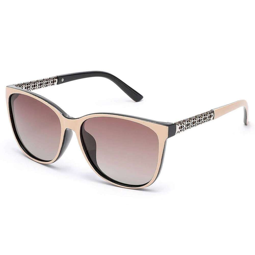 KROKODIL Polarized for Women Fashion Square Sunglasses Unisex Frame UV400 Protection With Boxes Set 26W0224