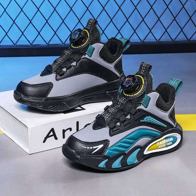 New Children Girls Boys Fashion Sneakers Comfortable Kids Sports Shoes Breathable Casual Leather Outdoor Shoe for Boy 26W0224