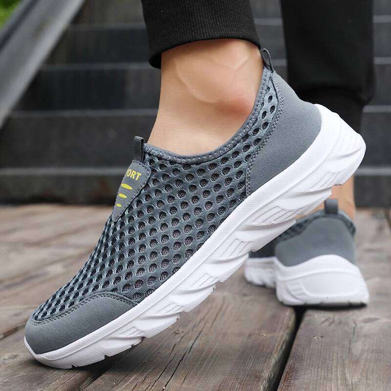 2024 Soft Sport Shoes Breathable Fashion Mesh Running Shoe Comfortable Man High Quality Outdoor Lightweight Sneakers for Men