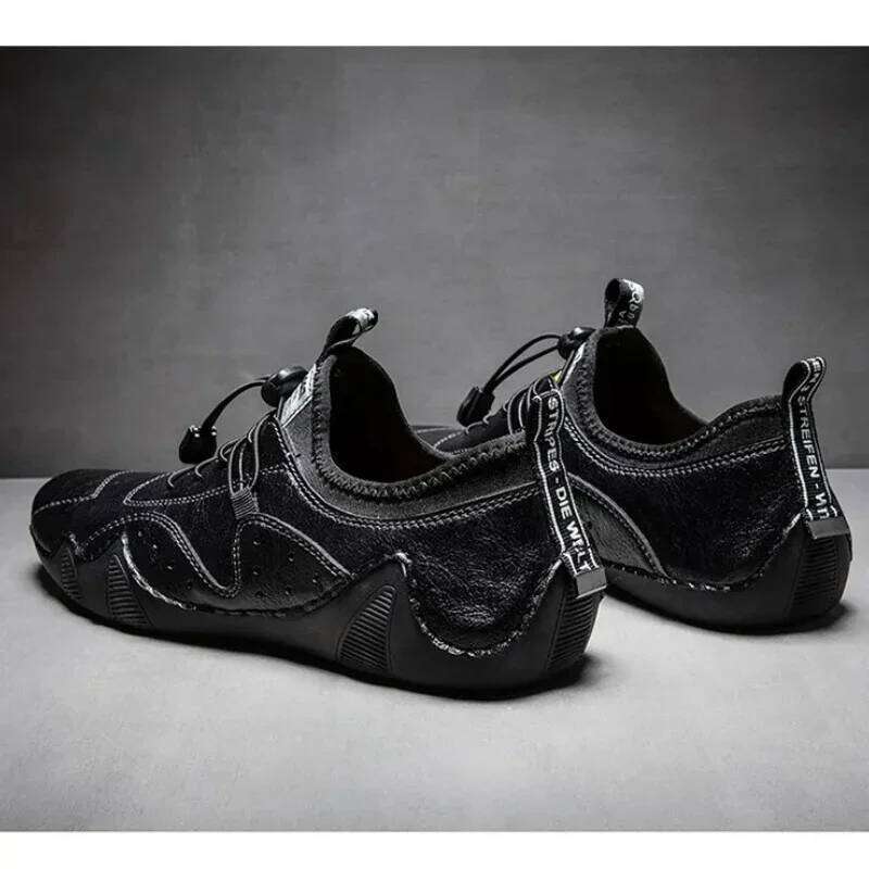 Fashionable Men's Bare Boots Breathable Retro Trendy Street Style Casual Fitness Training Daily Activity Commuting Shoes