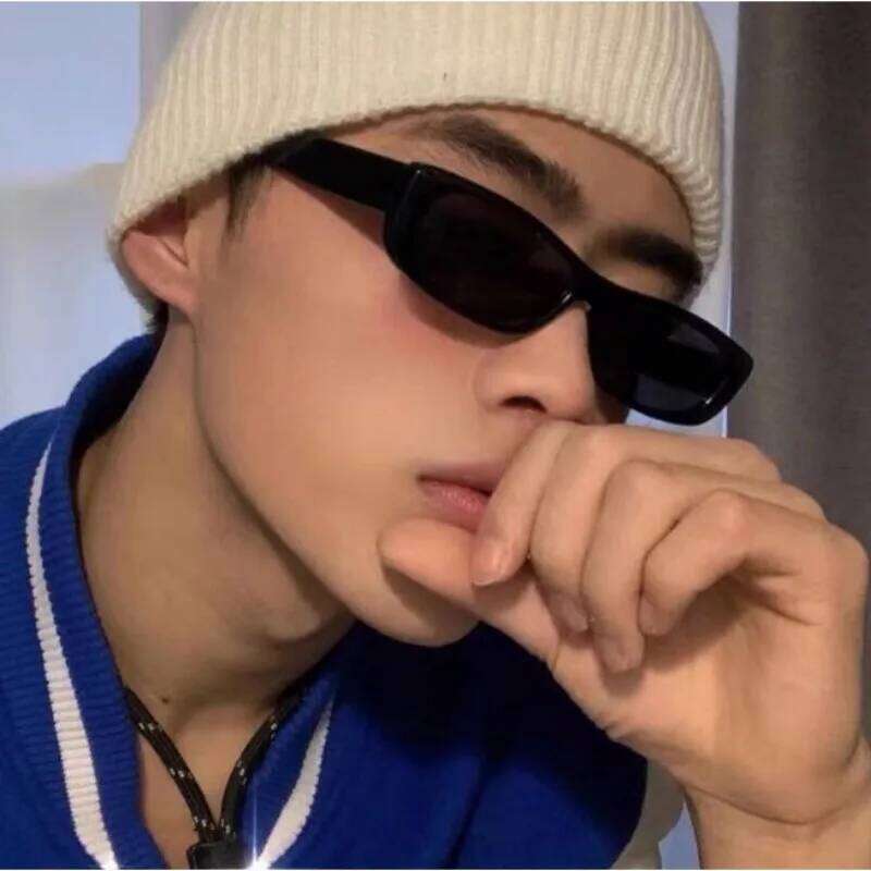 Small Rectangle Sunglasses Women New Retro Square Narrow Frame Sun Glasses Trendy Vintage Streetwear Eyewear UV400 26W0224