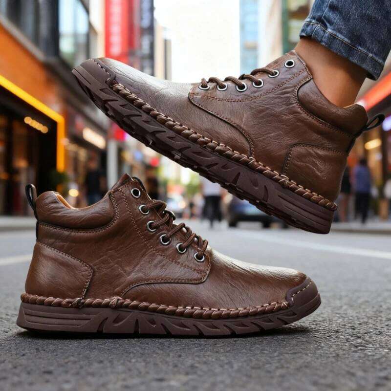 2025 Fall Fashion Women's Casual Shoes Simple Breathable Loafers Design Sneakers New Wpmen Ankle Outdoor Motorcycle Boots