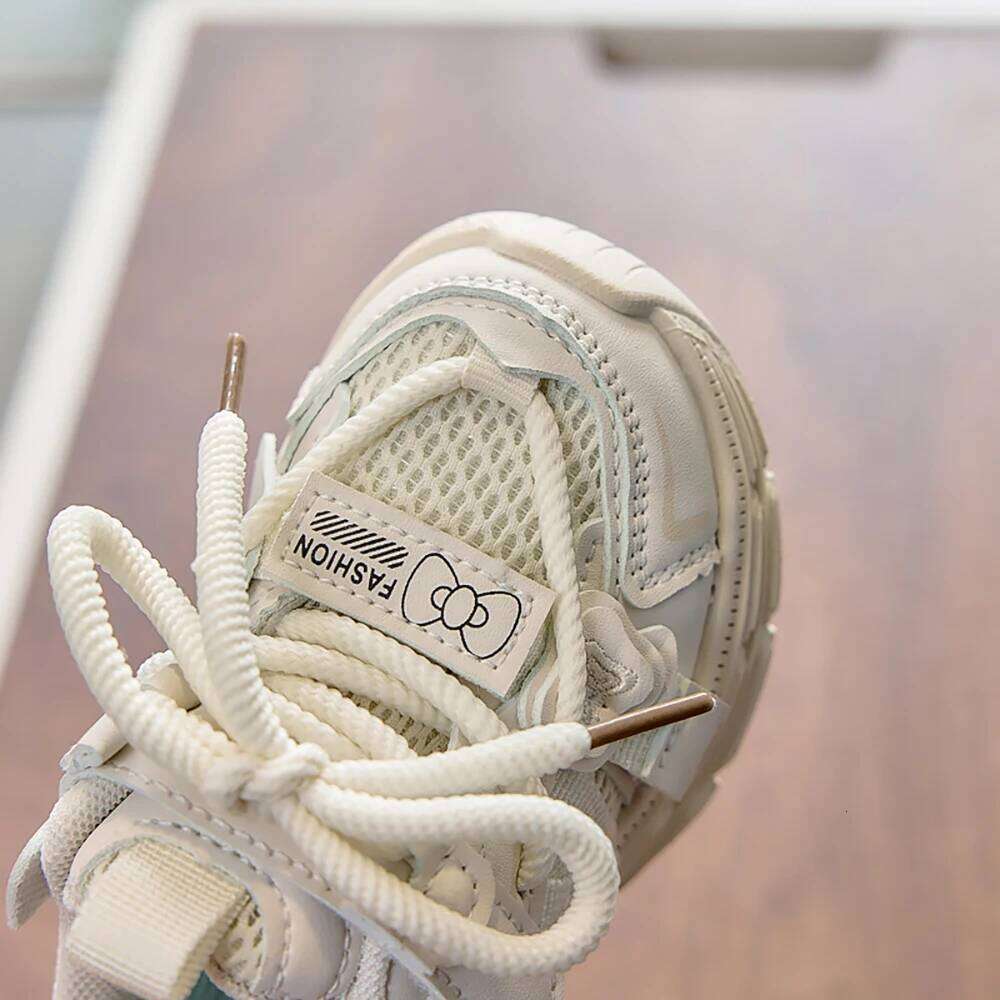 PU Leather Sport For Girls Anti-slippery Soft-soled Kid's Sneakers Trend Fashion Boy's Girl's Running Toddler Shoes 26W0224