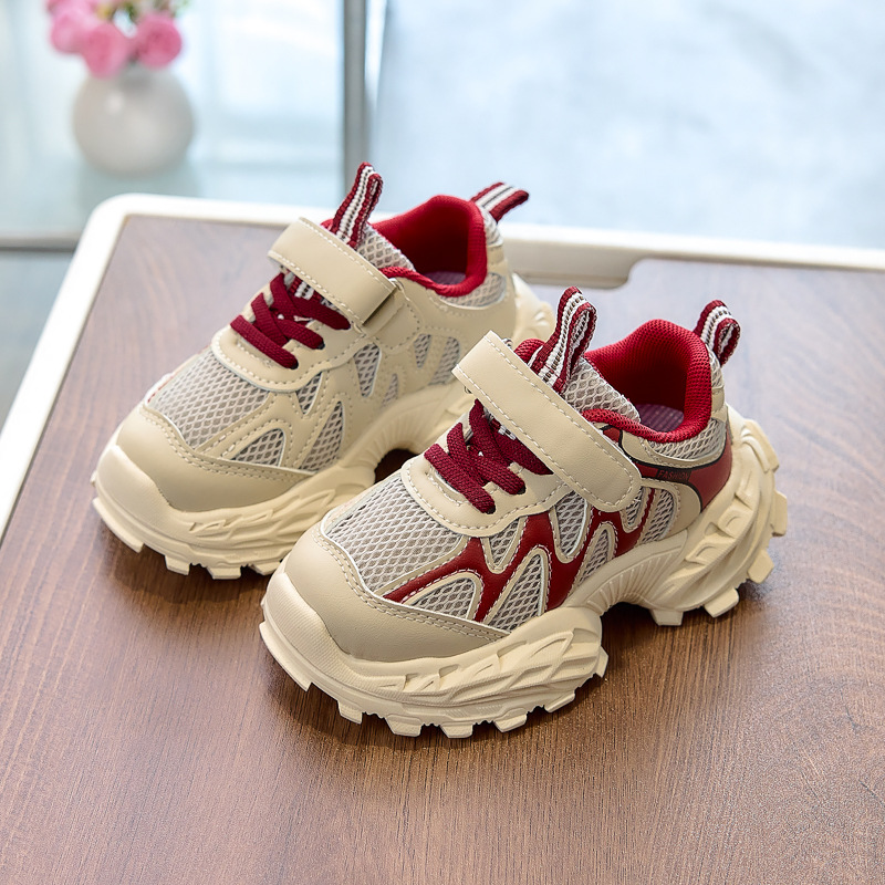 Free shipping Athletic Outdoor Sports Black White Kids Sneakers Baby Shoes Spring Autumn Winter Children Sports Shoes Toddlers Boys Girls Size 22-30