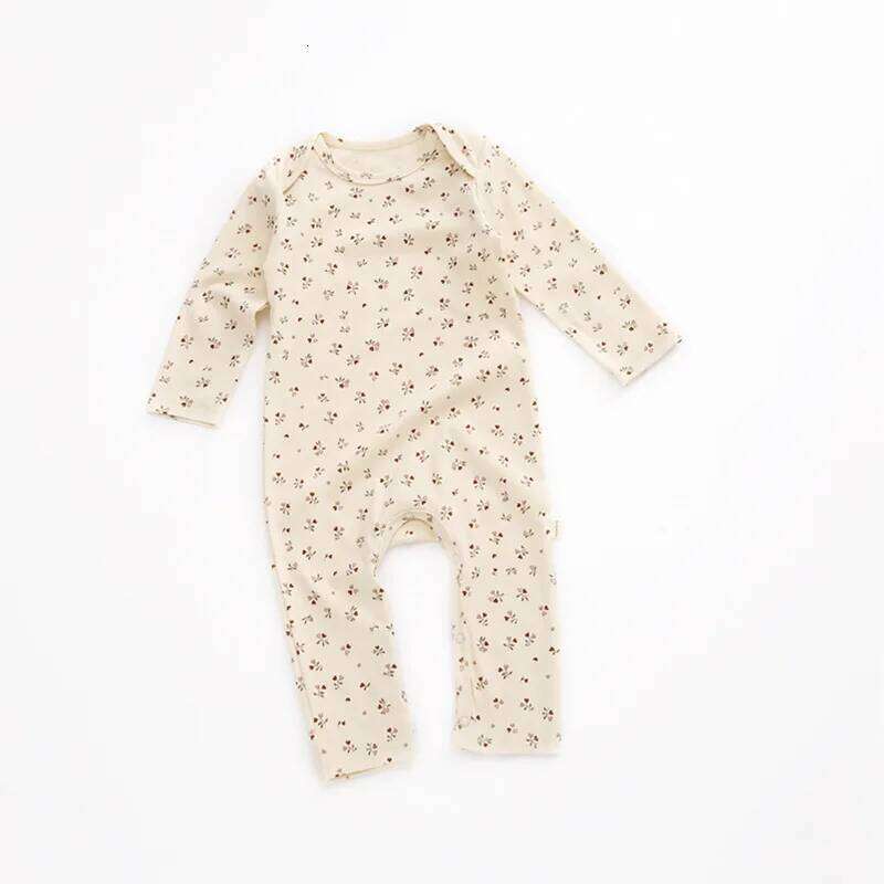 New Spring Autumn Baby Girl Boy Cotton Rompers Cute Print Envelope O-neck Pullover Jumpsuit+Cap Newborn Crawling Clothes E21601 26H0224