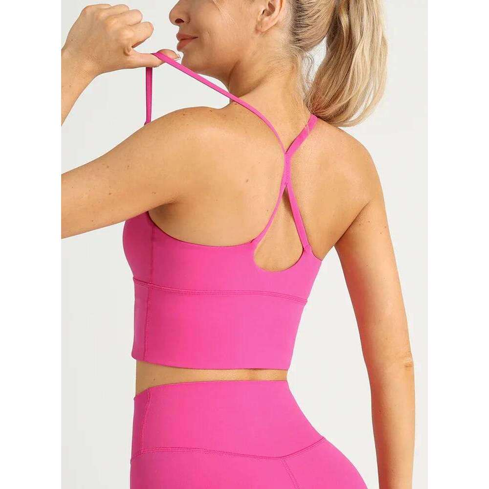 Fashion Women's Sexy Crisscross Sports Tank Top High Elasticity Breathable Running Outdoor Cycling Fitness Sport Yoga Vest 26Y0224